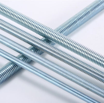 کیفیت  ISO9001 Gr8.8 Zinc Plated Thread Rods Galvanized Full Thread Bar Bolts کارخانه