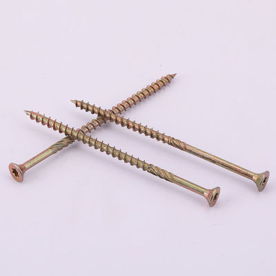 کیفیت  Yellow Zinc Torx Drive Chipboard Screw Double Countersunk Head Chipboard Screw کارخانه