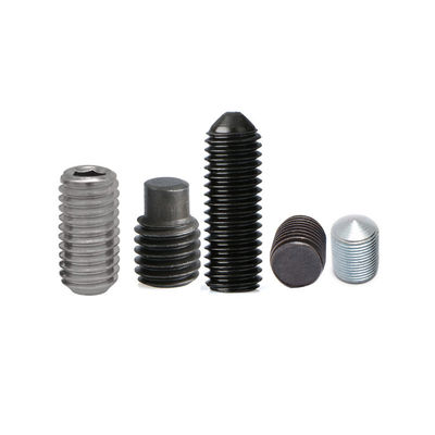 کیفیت  Custom Flat Point Hollow Hexagon Set Screws SS304 Hex Socket Allen Nose Grub Screw Set کارخانه