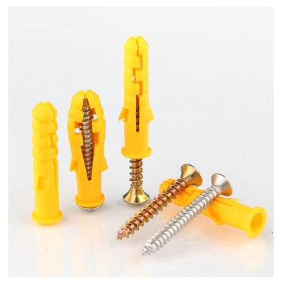 کیفیت  Plastic Drywall Wall Anchors Nylon Wall Plug Anchor With Self Tapping Screws For Plasterboard کارخانه